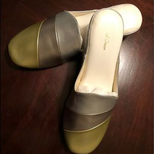 Daniel Green House Slippers NWOB~12W~TriTone Metallic MSRP $59